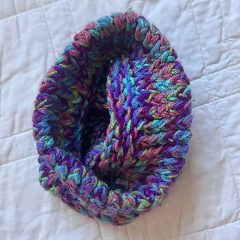 Multi coloured beanie winteraccessories‎ boho comfy